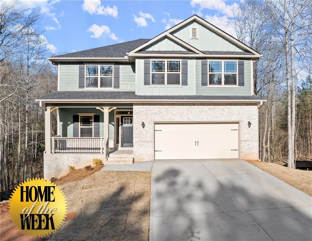 HUT! HUT! HUGE PRICE CUT!!! HOME OF THE WEEK SPECIAL! BONUS.... ALL APPLIANCES INCLUDED! DON'T WORRY! JUST WARRANTY! 1 Yr. Builder's Warranty, 2 Yr. Systems Warranty, 10 Yr. Structural Warranty, 2 Pre-Closing Walk Throughs! Stunning 5-Bedroom Home with Finished Basement - A Must-See! Welcome to 554 Creek Road (Lot 47) your dream home! This spacious 2-story beauty boasts 5 bedrooms and 3.5 bathrooms, offering both luxury and functionality for modern living. Situated in a serene neighborhood of Magnolia Villas located in Cornelia, Georgia, this cul-de-sac home exudes style and sophistication, perfect for family living or entertaining. The heart of this home (the kitchen) features white hardwood soft-close cabinets, sleek granite countertops, a large center island, and stylish pendant lighting. Perfect for meal prep or casual dining. Cozy up in the family room with an electric fireplace framed with a stunning marble surround. DID I FORGET TO MENTION THE FULLY FINISHED BASEMENT :)!!! The spacious basement provides endless possibilities-create a home theater, gym, or additional living space. Ample natural light throughout Open floor plan, thoughtful upgrades and premium finishes.
*Pricing and promotions are liable to end without notice. Please stop by to register for our FALL giveaway (WOOD FIREPIT)