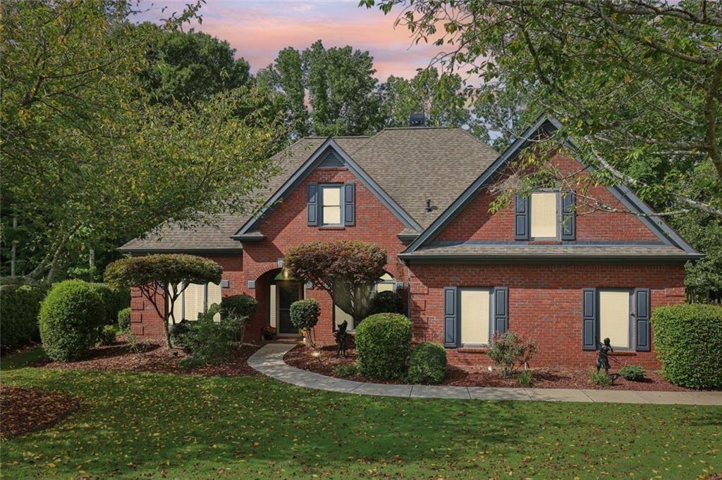 Incredible Opportunity to Live in the Sought After Golf, Swim, Tennis Community of Polo Golf and Country Club! This 4BR/3.5 Bath Ranch Home is 3 Sides Brick and Sits on an Incredible 1+ Acre Private Lot! This Bright Open Floorplan Has Been Meticulously Maintained and Boasts Grand Ceilings, Gorgeous Wide Plank Hardwood Floors, New Architectural Roof, New Pella Windows, New Dual HVAC System, New Hot Water Heater, Custom Blinds and Plantation Shutters. This Wonderful Split Bedroom Plan Offers Privacy and Convenience with Two Guest Suites that Share a Full Bath off Main and a Private Bonus/4th Bedroom Up w/Private Bath That Makes a Perfect Teen Suite or Media Room! Chef's Kitchen w/Dual Ovens, Built-in Microwave, Separate Gas Cooktop, Custom Cabinets, Tiled Backsplash, Granite
Countertops, Island, Breakfast Bar, Pantry and View to Cozy Keeping Area w/Fireplace. Vaulted Sun Room/Breakfast Area w/Ceiling Fan. Vaulted Great Room w/Dual Sided Fireplace, Curves Archway, Ceiling Fan and Deck Access and Fabulous Backyard Views. Spacious Master Suite with Dual Tray Ceiling, Fan, Bay Windows w/Spectacular Backyard Views. Master Spa w/Custom Dual Vanity, Granite Countertops, Tiled Floor, Jetted Tub, Separate Shower and Large Walk-in Closet. Large Den/Office w/French Doors and Coffered Ceiling. Formal Dining Room w/Column Accents, Elevated Tray Ceiling and Chandelier. The Backyard is Perfect for and Relaxing with It's Two Oversized Decks and Electric Sunsetter Deck Awning. Relish in Your Personal Oasis as You Overlook the Private Fenced Backyard with Beautiful Scenic Views!