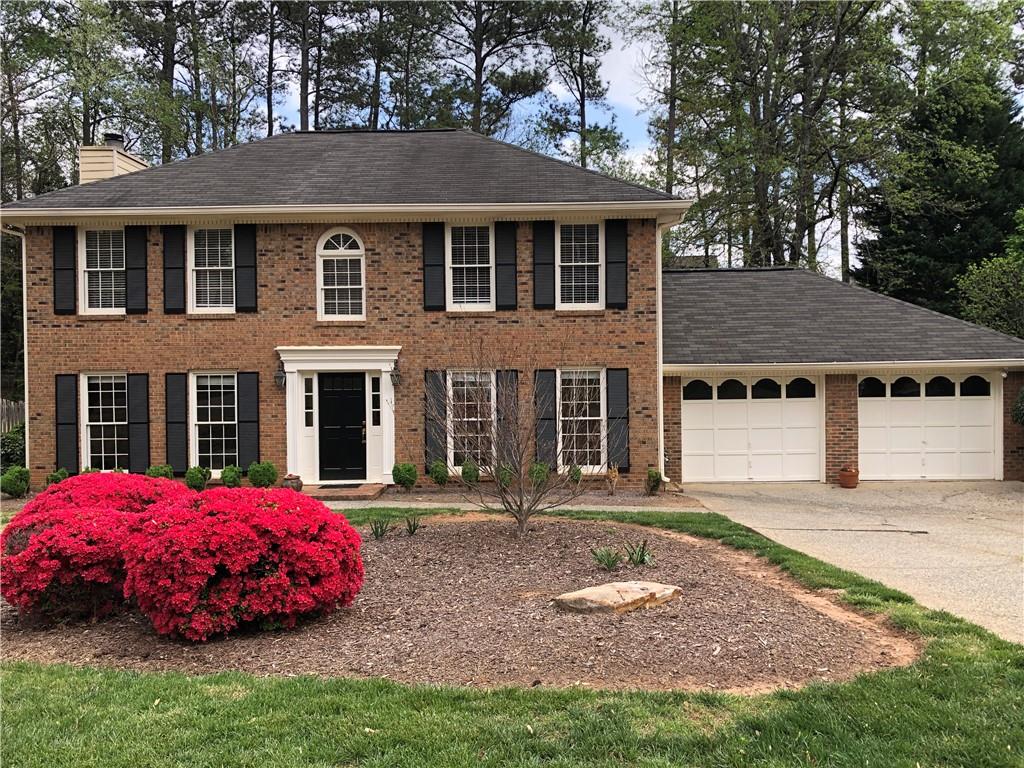 Welcome home! Great opportunity to live in this stunning, well-maintained three-bedroom, two-and-a-half-bathroom home in the popular Sewell Springs Community. The main level features a family room with fireplace and French doors that lead to a large deck. The deck is level to the backyard and provides a walk-out to a beautifully landscaped backyard. Just off the family room, you will find the eat-in kitchen with stainless=steel appliances. There is a large formal dining room for entertaining. Plenty of windows provide an abundance of natural light on the main level. The second floor includes a large master suite with trey ceiling, spa-like master bathroom with vaulted ceiling, double sinks, separate shower & whirlpool tub, and a walk-in closet. There are two additional bedrooms and a full bath. The laundry room is conveniently located on the second floor. The home is located in highly sought-after schools - Murdock elementary, Dodgen middle school and Walton high school conveniently located in east cobb minutes from I-75, I-285, airport, Truist Park, East Cobb Park, The Avenues and fantastic shopping/restaurants.