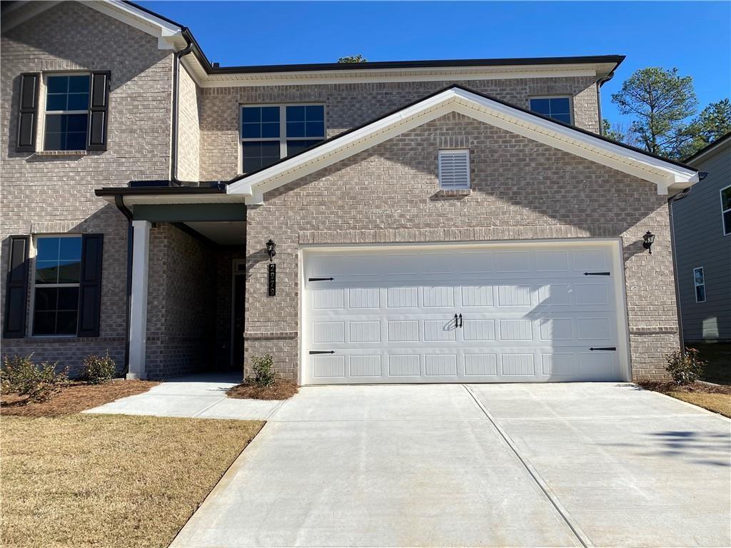 PRIVATE WOODED LOT! COVERED PATIO! LOFT! GUEST BEDROOM ON MAIN! Upon entering the Sycamore you are greeted with a large foyer that extends past the flex room on your side, as you make your way through the foyer it opens up to a large family, dining & kitchen area. The Kitchen comes with a standard gourmet kitchen along with 42” Cabinets to compliment. The family room is fitted with a gas fireplace & the entire area is covered in hard surface luxury vinyl flooring. The 2-Bay Garage offers a separate owner's entry. Making your way upstairs the Sycamore greets you with a large loft along with 4 bedrooms & 3 full baths on the upper level. The owner’s suite has more than enough space to fit even the largest of king-sized beds and furniture. The owner’s bathroom gives you double vanities and a separate stand up shower and soaking tub.. This split floorplan assures for maximum privacy and convenience.