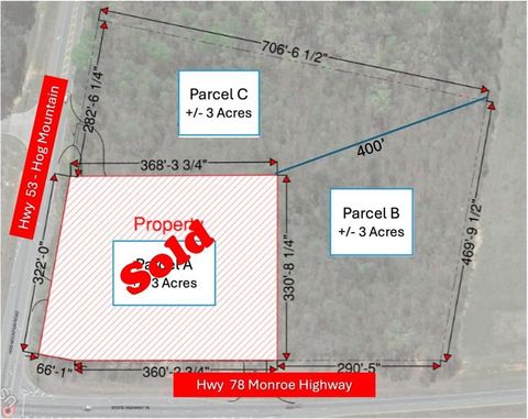 6601 Hog Mountain Hwy - Hwy 53 Bogart GA 30622