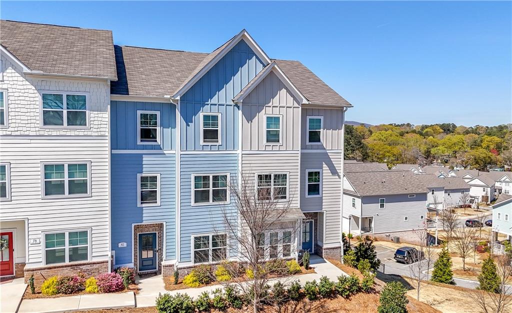 This stunning 3-story townhome, built in 2022, offers the space and feel of a single-family home with all the perks of low-maintenance living. With approx. 2,500 square feet—larger than many of the single-family homes in the community—you’ll enjoy HOA-covered exterior maintenance, landscaping, roof care, and termite bonds.
Step inside to discover a flex space on the first floor, perfect for a guest suite, home gym, or additional living area, complete with a convenient half bath. The main level is an entertainer’s dream. The expansive living space includes a large kitchen with ample cabinet storage, generous counter space, a spacious island with storage on both sides, and a breakfast bar. The formal dining area easily accommodates a table for 8 or more—larger than what you’ll find in most single-family homes. There’s also a dedicated office with French doors for privacy when working from home, a sun-filled family room featuring a custom feature wall and large windows that flood the space with natural light, and a huge back deck—perfect for entertaining or unwinding. Hardwood floors run throughout the first and second levels, adding warmth and elegance.
Upstairs, the third floor offers a massive primary suite with a spa-like bathroom featuring a grand tiled shower and an ENORMOUS walk-in closet—the largest you’ll likely see in a townhome! Two secondary bedrooms share a well-appointed bathroom, and there’s also a walk-in laundry room and a separate linen closet for added convenience.
Located in the 2020 Obie Award-Winning Community of the Year, this neighborhood offers sidewalks, dog parks, and ample guest parking in a lot just across from the property. Location is everything! From the large back deck, enjoy serene views of Kennesaw Mountain. You’re just 5 minutes from Marietta Square, where you can shop, dine, and enjoy entertainment at Marietta Square Market, an 18,500-square-foot food hall. The Drafty Dane, a 21,000-square-foot dog park and bar, is also within walking distance, while The Battery Atlanta, home of the Braves, Cumberland Mall, dining, and nightlife, is only 10 minutes away.
Don’t miss the chance to enjoy the best of space, style, and convenience in one of Marietta’s most sought-after communities. Schedule your tour today! NO RENTAL RESTRICTIONS - PERFECT FOR INVESTORS LOOKING TO ADD TO THEIR RENTAL PORTFOLIO. NEW DEVELOPMENT JUST VOTED ON FOR THE SURROUNDING AREAS - GREAT OPPORTUNITY TO GET IN AND BUILD EQUITY.