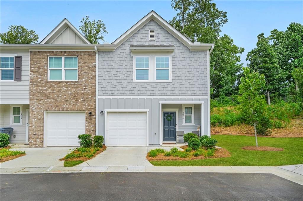 **Purchase for $265,000 if income is $82K or below annually. Mortgage rates as low as 6.000% for 30-year fixed. Qualifications and terms apply. Call NOW for details. Over $45,000 in down payment assistance available—call to see how much you qualify for.**
Welcome to 2676 Senegal Way SW, Atlanta, GA 30331—a rare end-unit townhome with a private backyard and modern finishes.
Built in 2023 and located in the gated Aviary Park community, this 3-bed, 2.5-bath home blends style and convenience. The open floorplan features a designer kitchen with stainless steel appliances, granite counters, and open shelving. Large windows and the end-unit layout fill the home with natural light.
Upstairs, the spacious primary suite offers a walk-in closet and private bath. Two additional bedrooms and a second full bath provide flexibility for guests, kids, or a home office. The laundry is upstairs for added ease.
Enjoy your own private backyard and patio—no rear neighbors. Being an end unit offers more privacy and light. The community includes professional landscaping, gated entry, and a pool.
Just minutes to Camp Creek Marketplace, I-285, I-20, I-75, and Hartsfield-Jackson Airport. Nearby projects like Mansa Park and Six West make this a smart investment in Southwest Atlanta’s future.