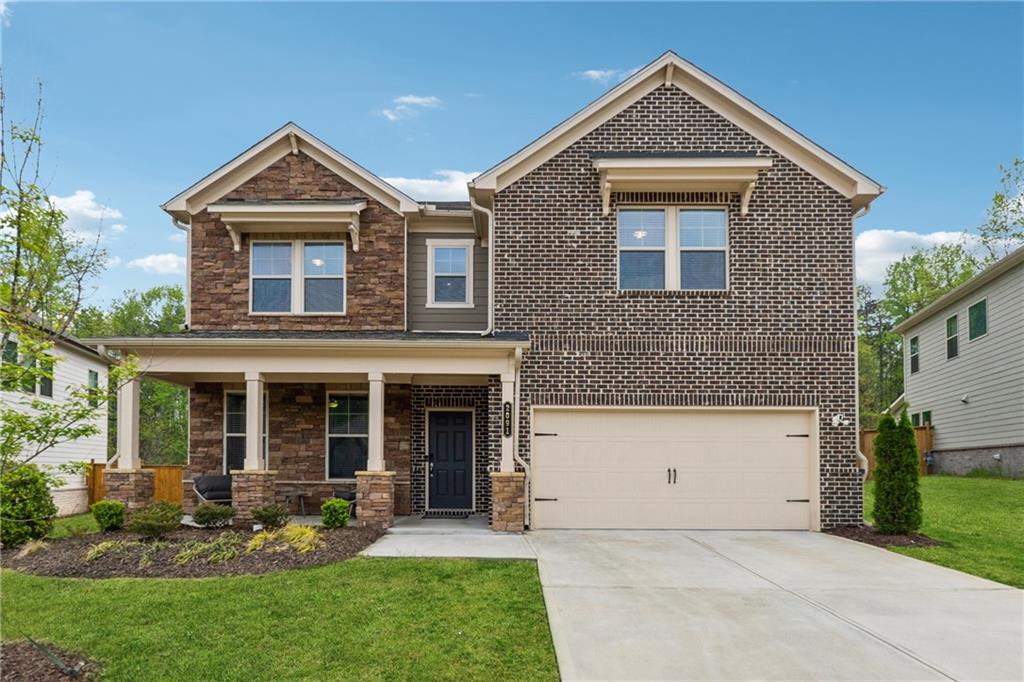 Gorgeous 5BR/4.5BA home in Baxter Woods move in ready! Inside, you’ll find an open-concept design that seamlessly connects the kitchen and living areas, creating a bright, welcoming space for everyday living or gatherings. The gourmet kitchen offers premium finishes, ample cabinetry, a spacious island, and modern appliances — truly a chef’s delight. The main level includes a generously sized bedroom with private ensuite, ideal for guests or multi-generational living, along with a convenient half-bath. Upstairs, the expansive primary suite offers a spa-like bath with dual vanities, soaking tub, separate shower, and walk-in closet. A cozy loft provides flexible space for an office, playroom, or media lounge. Another upstairs bedroom with a private ensuite plus two additional oversized bedrooms and a shared bath ensure comfort and privacy for everyone. A laundry room on the second floor adds everyday convenience.
With spacious bedrooms, modern finishes, and a one-of-a-kind backyard, this home offers flexibility and comfort for every lifestyle. Access to community pool. Convenient to shopping, dining, & highways.