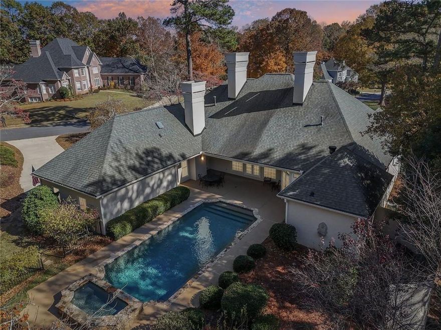 Incredible Opportunity to Live in the Sought After Swim/Tennis Community of Seven Oaks in Johns Creek!
This 4 BR/3 Bath Ranch Home w/Unfinished Basement Offers Resort Style Living and Highlights a Spectacular 
Walk-out Sparkling Pool and Outdoor Summer Kitchen! 
This Bright Open Floorplan is Freshly Painted, has Gorgeous Hardwood Floors Throughout and Convenient Pool Access 
From the Great Room, Master Suite and Kitchen! 
Relish in Your Private Oasis as you Relax or Entertain Overlooking the Pool and Lavish Landscaping.
Master Suite Has Dual Tray Ceiling, Fan and a Cozy Sitting Area with Bay Windows and Poolside Views and Walk-out Pool Access.
Master Spa Has Custom Dual Vanity, Tiled Floor, Separate Garden Tub, Tiled Shower, His/Her Closets and 
Private Outdoor Sitting Area. Vaulted Great Room has Built-in Shelving, Custom Fireplace, Ceiling Fan and Walk-out
Pool Access. Chef's Kitchen with Stainless Steel Appliances, Wall Oven, Built-in Microwave, Separate Gas Cooktop,
Custom Cabinets, Granite Countertops, Tiled Backsplash, Island, Breakfast Bar, Pendant Lighting, Pantry and Breakfast Area w/Chandelier. Wonderful Keeping Area
Off Kitchen w/Custom Stack Stone Fireplace and Walk-out Pool Access. Fabulous Open Dining Room. 4th Bedroom/Flex Area
w/Frech Doors and Built-in Cabinets. This Home is in the Award-Winning Northview High School District!