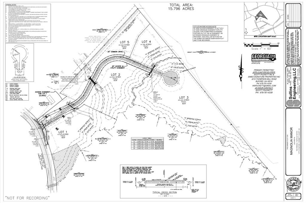 Exclusive estate lot in Buford City Schools! This is a rare opportunity to build your dream custom home on a private 2.242-acre lot in one of Georgia’s most sought-after school districts. Tucked within a 15.796-acre enclave on scenic Shadburn Ferry Road, this lot offers exceptional privacy and space. Surrounded by impressive estate homes starting at 7,000+ square feet, you’ll be just minutes from Lake Lanier, downtown Buford, and I-985. The shared driveway is currently under construction, utilities are available, and a private septic system is required. No HOA. SPI Homes with Scott Puckett is the exclusive builder for this property. Don’t miss your chance to enjoy true estate living in a premier location!