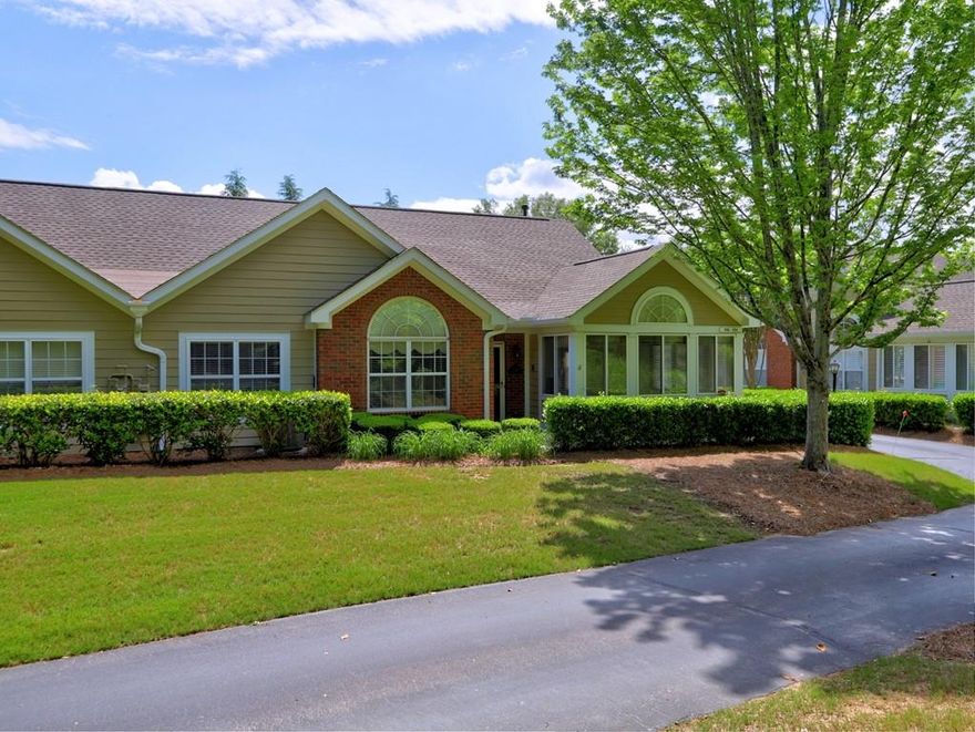 Welcome to this lovely community filled with charm and friendliness! Imagine no more yard work or outside maintenance. This condo is in a great location within the community, with close proximity to the community mailbox, the clubhouse and salt water pool. This community is close to I-575 and I-75, Kennestone Hospital, doctor facilities  and Town Center Mall. For your convenience there is a sidewalk from the Vintage Club to Publix, Barnes & Noble, restaurants and much, much more! The open concept of this condo allows for a view from the kitchen to the great room, dining room and sun room. Stone counter tops in the kitchen and master bath. The laundry room is just off the kitchen, along with a large pantry. New roof in 2020 and the HVAC and hot water heater are approx. 6 years old. Enjoy Noonday Creek Trail, just one block away, which has a walking trail and bikes for your enjoyment!