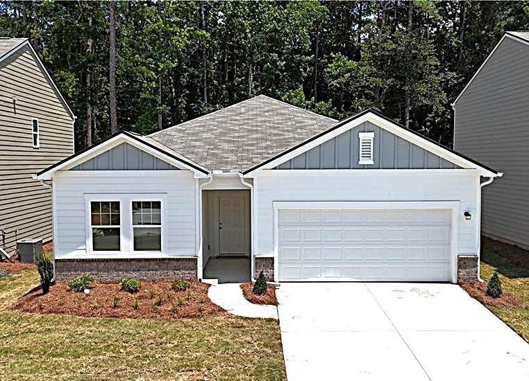 BRAND NEW! ONE LEVEL LIVING! FOUR Bedrooms, THREE Full Baths, Yes, 3 FULL Baths! This Never Been Lived in Ranch Style Home Provides a Covered Back Patio for Long Season Outdoor Enjoyment and is Set on a Level Lot. Casteel Offers Street Lights and Sidewalks Plus Bountiful Amenities including Pool, Playground, Gaming and Picnic Areas. Located in Booming Bethlehem, Only 5 Minutes to Highway 316, Surrounded by Great Shopping and Dining Options, including Walkable Winder. Floor Plan May be Viewed at Website for Casteel by Starlight Homes, the Astro Plan. Act Now! This home will be finished and ready for You on August 15.