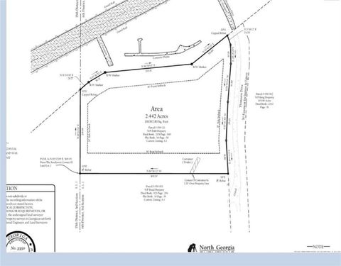 Vacant Land For Sale - 320 Thomason Drive<br/> Adairsville, GA 30103