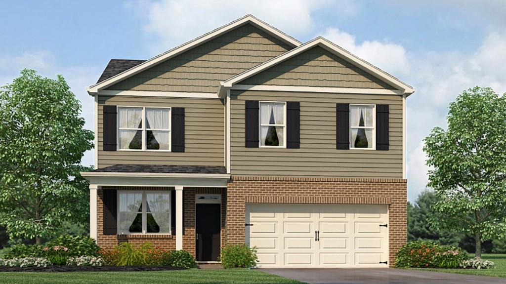 Northberry in Rome, GA is home to 21 Coggins Place, a new construction home near Rome Tennis Center. This Belhaven floorplan is well designed with 4 bedrooms and 2.5 bathrooms in the 1,991 square feet. From the quaint front porch, the front foyer opens directly to a flex room that can be used as an office space or dining room to gather with family and friends. As you make your way through the front hallway, you will pass a powder room directly across from the staircase. Relax and unwind in the large open concept great room which flows easily into the beautiful kitchen boasting of granite countertops, stainless-steel appliances and finely crafted cabinets. Upstairs convenient laundry room with adjacent spacious primary suite. Homeowners can enjoy the luxury bathroom with dual vanity and large walk-in closet. 3 additional bedrooms and a dual vanity bathroom complete second floor. Make Northberry's Belhaven at 21 Coggins Place your new home.