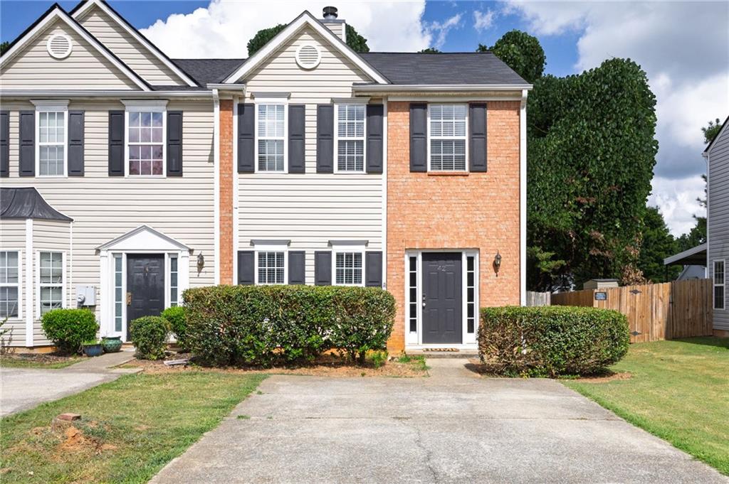 Fall in love with this impeccably maintained corner townhome that combines modern style with everyday comfort. Step inside to find luxury vinyl plank flooring throughout—durable, low-maintenance, and gorgeous. The heart of the home is the updated kitchen, featuring sparkling granite countertops, ample cabinet space, and a seamless flow into the bright, living and dining areas.
Enjoy the outdoors in your private fenced backyard—perfect for morning coffee, weekend grilling, or relaxing after a long day.
With its prime corner location, this home delivers extra space, added privacy, and unbeatable curb appeal—all just minutes from shopping, dining, and commuter routes. Move-in ready and built to impress, this is one you won’t want to miss!