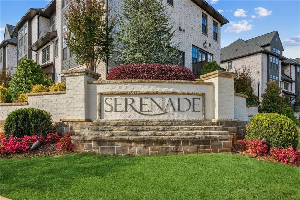 || GATED COMMUNITY || || IN-GROUND SWIMMING POOL & CLUBHOUSE || || ACROSS FROM AMERIS BANK AMPHITHEATRE || || 2 MILES TO AVALON & DOWNTOWN ALPHARETTA || || PET FRIENDLY & WALKABLE || CAN BE SOLD FURNISHED - OVER $5K WORTH OF FURNITURE LESS THAN TWO YEARS OLD || IMPECCABLE HOA CLEANING SERVICE FOR COMMON AREA ||
** What You'll See **
Step inside and take in the sleek, MODERN DESIGN, with clean architectural lines, elegant lighting fixtures, and a gleaming KITCHEN ISLAND that centers the OPEN-CONCEPT living space. You’ll notice how NEW everything feels—because it is. From STATE-OF-THE-ART APPLIANCES to beautiful floors, the attention to detail is everywhere. Step outside your door and you’re surrounded by lush, professionally landscaped greenery, a SPARKLING COMMUNITY POOL, and lighted walking paths in ENCORE PARK. You'll see friendly neighbors out walking dogs, enjoying the quiet, safe environment that makes Serenade such a gem.
** What You'll Hear **
Hear the laughter from the CLUBHOUSE during weekend socials or the distant melodies floating in from the AMERIS BANK AMPHITHEATRE across the street—your own private soundtrack to summer evenings. Inside, peace and quiet reign thanks to solid construction and careful community upkeep. Morning birdsong mixes with the soft whir of your modern appliances, creating a calm, comforting soundscape you’ll love waking up to.
** What You'll Feel **
From the moment you step through the gate, you’ll feel SECURE, welcomed, and at ease. The pet-friendly environment adds warmth, and the well-maintained grounds and friendly neighbors create a sense of belonging. In your home, the natural flow of the layout is open yet cozy. Whether you're relaxing by the pool or prepping dinner on your oversized island, you’ll feel connected to your surroundings, yet free to unwind.
** What You'll Experience **
Every day here is about CONVENIENCE and LIFESTYLE. You're just minutes from the shops and restaurants of AVALON and downtown Alpharetta, with Roswell and Topgolf close by too. The GA-400 access puts all of Atlanta at your fingertips. Love music? Catch a show across the street. Love your pup? Walk next door to FETCH DOG PARK. This home isn't just a condo—it's your gateway to a vibrant, balanced, connected life. HOA dues are paid monthly at $460.