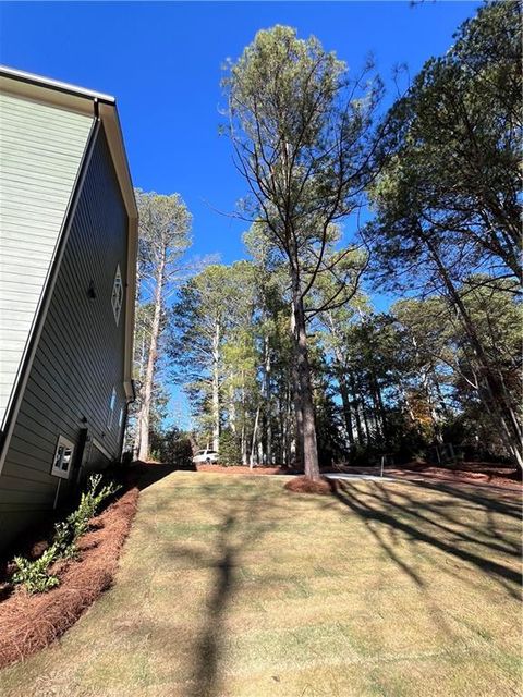 A home in Dawsonville