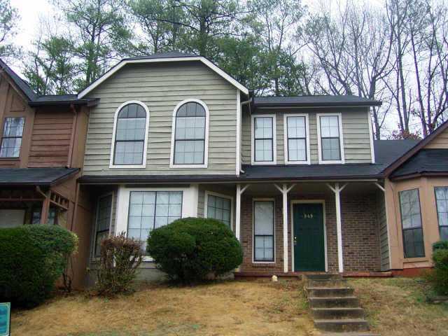 Clean and rent or just move in!!! One of the largest in the complex. Half bath on main, breakfast area AND Dining room, wooded back lot with some fence. Needs TLC. NO termite letter; NO disclosure. REDUCED!!!