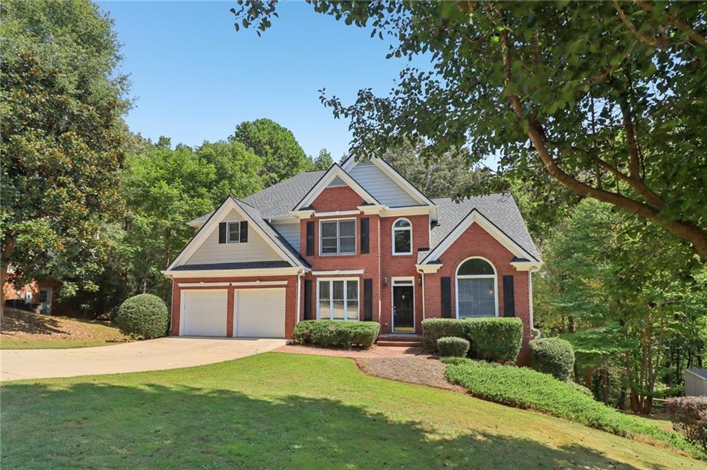 Beautifully renovated home in sought-after Bradshaw Farm with new AC units and stylish updates throughout! Enjoy community amenities including a pool, tennis, playground, golf, swim team, and top-rated schools. Inside, you’ll find a gourmet kitchen with new quartz countertops and stainless steel appliances, plus fresh paint, carpet, hardwoods, and lighting. The main level offers a fireside family room with soaring ceilings, formal dining, living room, and a guest suite with full bath. Upstairs, the oversized primary suite features double tray ceilings, a spa-like bath with frameless shower, dual vanities, and a custom walk-in closet. Two spacious secondary bedrooms share a Jack-and-Jill bath. The finished terrace level impresses with custom details, a bedroom, full bath, and versatile living space—perfect for guests, teens, or a home theater. Private wooded backyard with steps down to the creek. Don’t miss your chance to live and play in one of the area’s most desirable communities!