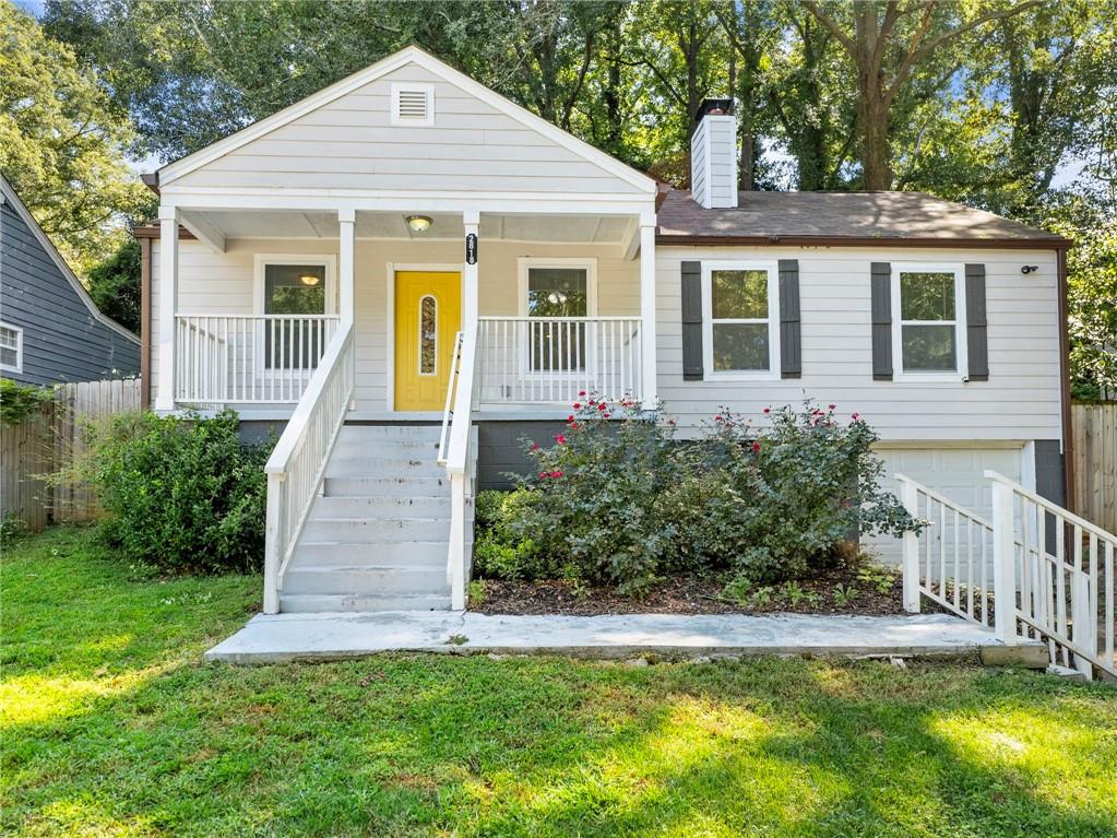 Welcome home to this incredible East Point bungalow! This isn't just a house; it's a fantastic short-sale opportunity to own a 3-bedroom, 2-bathroom home just minutes from Downtown Atlanta and Hartsfield-Jackson Atlanta International Airport.
This home is designed for modern living and entertaining. Inside, you'll find an open floor plan that flows effortlessly, making the space feel expansive and inviting. Step outside and enjoy the outdoors from the covered front porch or the impressive double-entry oversized covered rear veranda, which overlooks the private, fenced backyard.
A unique feature of this home is the one-car drive-under garage, perfect for securing your vehicle or providing a massive amount of storage space. With its stylish design and convenient location near shopping and major freeways, this bungalow is the perfect match for those seeking style, comfort, and accessibility.
This property is being sold as a short sale and is subject to bank approval. Don't miss this chance to own a beautiful home at an incredible value!