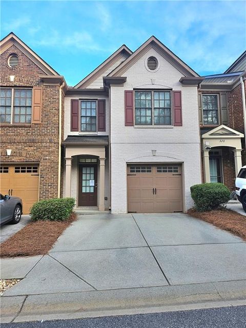 Townhouse For Sale - 318 Knelston Oak Drive<br/> Suwanee, GA 30024