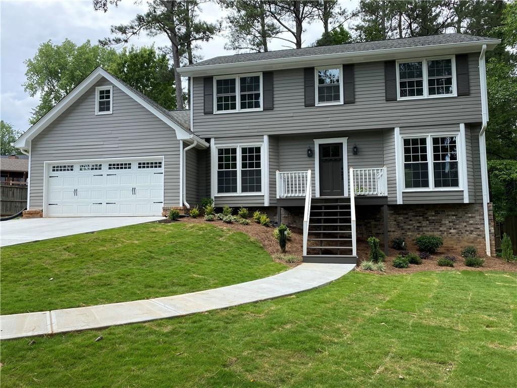 Price Improved !! If you are reading this, that means it is Available. For faster response, please text to six seven eight-four zero four-two zero-15 with your Name and Information. DO NOT SEND REQUESTS THRU zill0. . Must See! Fantastic 4 Bed, 3 Full Bath Home w/ Semi-Finished Basement in Walton School District! All Almost New Kitchen with New White Shaker Cabinets, New Quartz Countertops, New Island, New Stainless Steel Apps, New Tile Backsplash, etc. All New Bathrooms (3 Full) with New Tile, New Vanities, New Granite Vanity Tops, New Faucets, New Light Fixtures, New Showers/Shower Glass, etc. New Hardwood Floors throughout Main Level, New Garage Door, New ROOF, New HVAC, New DRIVEWAY, New Windows, New Carpet Upstairs, New Fresh Paint Inside, New Fresh Paint Outside, New Smooth Ceilings (no Popcorn). Large master bedroom with his & her closets, dual vanity in master bath, partially finished basement with unfinished section for storage. Large Back Deck, Fully Fenced backyard. Tenant pays for all Utilities and Lawn care. Currently occupied. Tenant Pays: All Utilities, Cable TV, Electricity, Gas, Lawn care,Grounds Care, Pest Control, Repairs, Telephone, Trash Collection, Water, Renters Insurance. Lawn mover may be provided to use with 2 year lease contract. If the listing is active, that means it is Available.