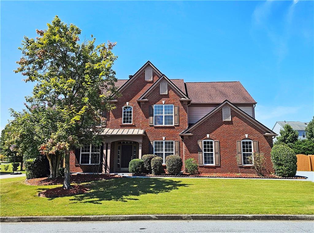 This beautiful, light filled East facing home is in Top ranked Northview High school, River Trail Middle, Shakerag elementary school cluster. Beautiful freshly painted home with huge fenced in backyard. No carpet in this house. All wood floors main floor and upstairs. Bedroom or office on main level in addition to formal living and dining rooms. Two story family room with fireplace, open floor plan. Prime location close to schools, shopping, dining, parks, trails, hospitals, high ways, day cares, churches. Desirable Blackstone subdivision with stellar amenities. 6 tennis courts, junior Olympic pool, clubhouse, playground. Pets considered case by case basis.