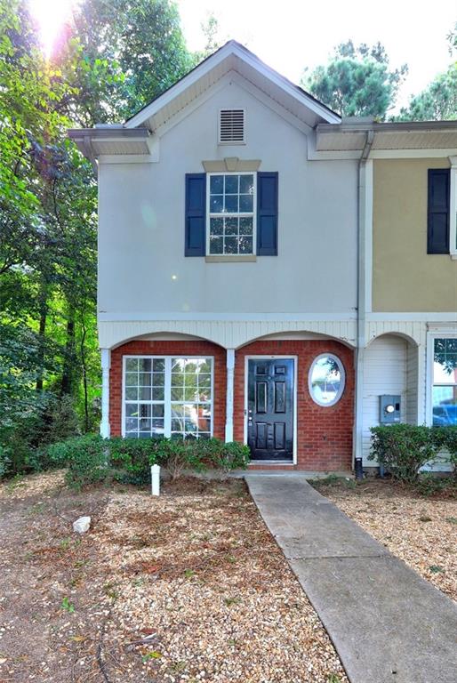 End-unit townhome on a quiet cul-de-sac in sought-after Camden Forrest! Light-filled main level with open living/dining that flows to a private patio—great for relaxing or entertaining. Spacious kitchen with good storage overlooks the living area. Upstairs you’ll find two generous bedrooms, each near a full bath—ideal roommate layout. Laundry on main, assigned parking, and low-maintenance exterior. Minutes to schools, shopping/dining, and major highways—with easy access to Hartsfield-Jackson. Move-in ready and perfect for owner-occupant or investor. Bedrooms are upstairs. 2 bed / 2 bath. End unit.