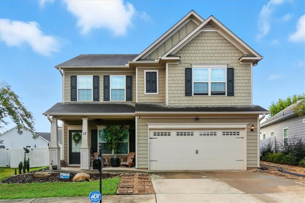 Spacious 4 Bedroom Home with Assumable 2.50% Loan! Welcome to this inviting 4 bedroom, 2.5 bath home featuring an open floor plan that flows beautifully from the living spaces to a separate dining room and a bright eat-in kitchen. All bedrooms are conveniently located upstairs, including a large master suite with two walk-in closets and a laundry room right down the hall for ultimate convenience. Step outside to enjoy one of the largest backyards in the neighborhood, complete with an amazing deck for entertaining—big enough for gatherings, yet easy to maintain. A separate fenced area is perfect for pets, and the storage building adds plenty of extra space for tools and hobbies. This home is part of a desirable swim community with sidewalks, making neighborhood strolls a breeze. Plus, with a 2-car garage and unbeatable location just minutes from I-75, commuting is simple and stress-free. Bonus: Take advantage of the assumable loan at only 2.50%, offering significant savings in today’s market! Don’t miss this opportunity—schedule your showing today!