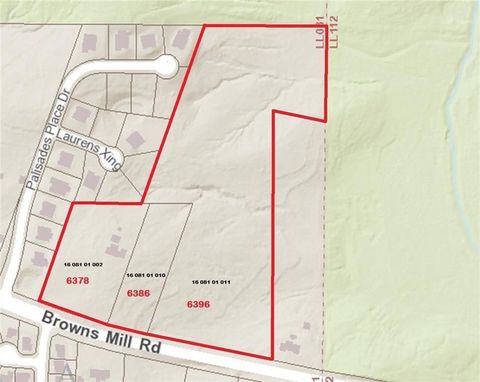 Vacant Land For Sale - 6378 Browns Mill Road<br/> Stonecrest, GA 30038