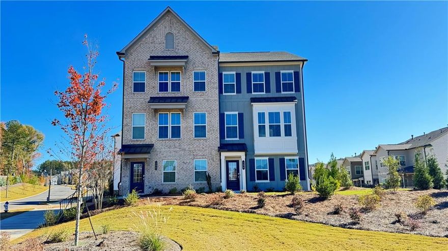 Welcome home to 100 Agnew Way, Stunning New Construction Townhome within walking distance to Downtown Woodstock and the Woodstock Greenprints Trail System ~ Enjoy the great outdoors with the many greenspaces and gathering spaces the community has to offer in addition to a fenced dog park.  Your luxury home features a lower-level guest suite with a private ensuite. Enjoy high end living with this showstopper kitchen featuring a butler's pantry area boasting upper glass cabinetry and a huge kitchen island with barstool seating.  Welcome to your fireside family room with built in bookshelves overlooking the huge rear deck.  Off the kitchen, you also have a separate dining area with plenty of natural light coming.  Travel upstairs to the master suite with tray ceiling and private en-suite with dual vanity and tiled surround shower with seating bench.  Down the hall are the 2 remaining guest suites with a shared bathroom.  To finish this level is the convenient laundry with washer and dryer included.  Your new home is 1 mile to I-575, 1 Mile to The Outlet Shoppes of Atlanta and 1 mile to Downtown Woodstock offering an abundance of boutique shopping, upscale dining, breweries and outdoor amphitheater which offers year-round events and free concert series.  Pets are accepted on a case-by-case basis.  Rental Criteria:  Income 3 times the rent, must be able to be verified via pay stubs, W2's, bank statements.  Excellent rental history.  No late credit on credit bureau within the last 2 years.