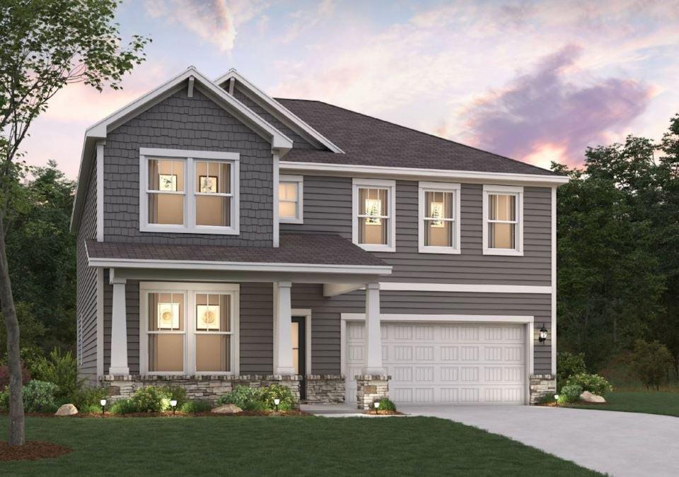 Welcome home to Dove Lake! Century Communities newest community in Grayson, GA. The Travis J2 floorplan from Century Communities is sure to wow! With 5 bedrooms and 3 full bathrooms spread across 2774 square feet, this home offers plenty of space for comfortable living. Step inside to discover a modern open concept layout, perfect for entertaining friends and family. The main level boasts a guest bedroom with a full bath, providing convenience and privacy for guests or family. The kitchen is a chef's dream, with sleek white cabinets and elegant granite countertops providing both style and functionality. The large kitchen island is open to your dining and family room space. Upstairs, you'll find three additional guest bedrooms. All generously sized. The upstairs space also features an open loft area. Perfect for a media space, kids play area, home office, or more! The primary suite is oversized and a perfect place to relax after a long days work. Large walk in closet is sure to impress. Pre Grand Opening Pricing! Ask about our Incentives! List price does include incentives when financing with Inspire Home Loans.