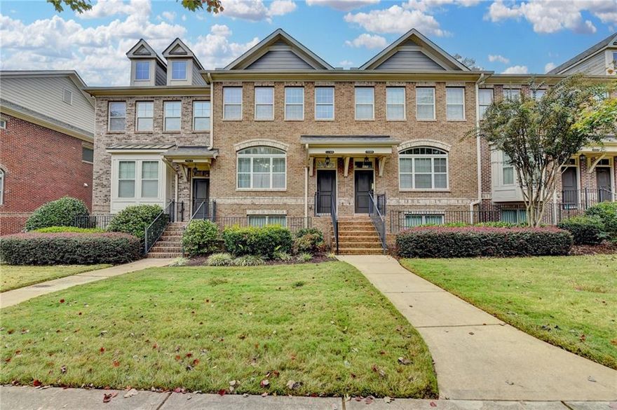 Beautifully upgraded town home in sought-after Jamestown -- Alpharetta's Favored Gated Community! 

Welcome to your dream home in Jamestown, one of Alpharetta's most desirable gated communities located in Forsyth County -- just moments from Halcyon, Avalon, and vibrant downtown Alpharetta. This 3-bedroom, 3.5-bathroom residence perfectly blends modern comfort, smart home technology, timeless style. 

Step through the charming front entry overlooking a serene, landscaped garden courtyard, and enjoy an inviting sense of tranquility that continues throughout the home. The evergreen wooded backdrop in the rear adds a touch of privacy and natural beauty to your daily life. 

Inside, you'll find freshly painted interiors in a soft antique white, upgraded hardwood floors, and ceramic tile in the kitchen and baths. The chef's kitchen is a true delight with stainless steel appliances, a counter-depth refrigerator, a convection oven, a microwave, and a newer LG dishwasher. The breakfast island comfortably seats three and opens to a spacious family room with a gas fireplace, creating the perfect flow for entertaining or relaxing. Step outside onto the deck with peaceful wooded views-- your own private retreat!

Upstairs, the luxurious owner's suite impresses with a trey ceiling, large walk-in closet, and spa-inspired bath featuring dual vanities, a frameless glass shower, soaking tub, and vaulted ceilings.

This home offers the latest in smart home living-- including a ring doorbell camera, smart light switches and bulbs, and a Daikin 3-zone HVAC system (only 1 year old) with a smart programmable thermostat and blue-light air purification system for ultimate comfort and efficiency.

Living in Jamestown means access to resort-style amenities-- Clubhouse, pool, tennis courts, pickleball, playground, and lighted sidewalks for evening strolls. 

This home is truly move-in ready and combines luxury, location, and lifestyle in one perfect package.  Don't miss your chance to call Jamestown home-- schedule your private tour today!