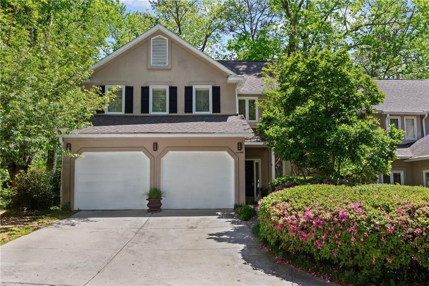 Welcome home to this impressive 3 bedroom, 2 1/2 bath townhome in the sought after Johns Creek River Farm Subdivision.  New "State of the art" large kitchen with new cabinets, quartz, dual ovens & 6 burner range with vented hood opening onto a huge private deck. Open floor plan provides generous space for family room and large dining room. Perfect for entertaining! Beautiful new powder room with new tiles, vanity & lighting.  Custom staircase with landing leads to the upstairs master suite featuring new tiled shower & lighting. Two additional bedrooms with Jack n Jill split vanity baths. Full daylight basement with high ceilings is a fabulous space for expansion of living space. Perfect retreat for large family or office/gym/billiards. Stubbed for full bathroom. Access to a second private huge deck with their own beautiful private view of trees and nature!  The Association Fee includes Swim/Tennis, Roof, Trash, Water & Sewer. This Johns Creek location offers unparalleled convenience placing you minutes away from the world famous Atlanta Athletic Golf Club & Emory Hospital. Top rated schools! Great restaurants, shopping centers, parks, and trails.