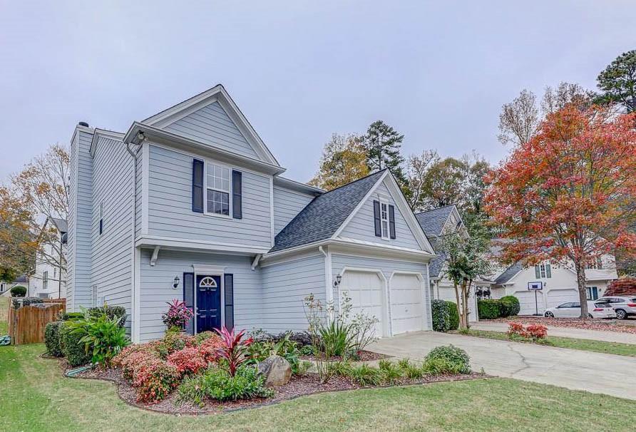 This spacious and beautifully maintained home sits on a quiet cul-de-sac in one of Atlanta’s most desirable areas. Filled with natural light, it features a bright white kitchen with high-end stainless steel appliances, a sleek tile backsplash, and recessed lighting. The dining area flows seamlessly into a large family room with a cozy fireplace and dramatic floor-to-ceiling windows. The level, fenced backyard offers both privacy and a perfect play space for children. Situated in a prime East Cobb location, the home is just minutes from The Battery, Truist Park, Marietta Square, Cumberland, and convenient access to I-75 and I-285. If you’re looking for a clean, modern, and move-in ready home—this is it!