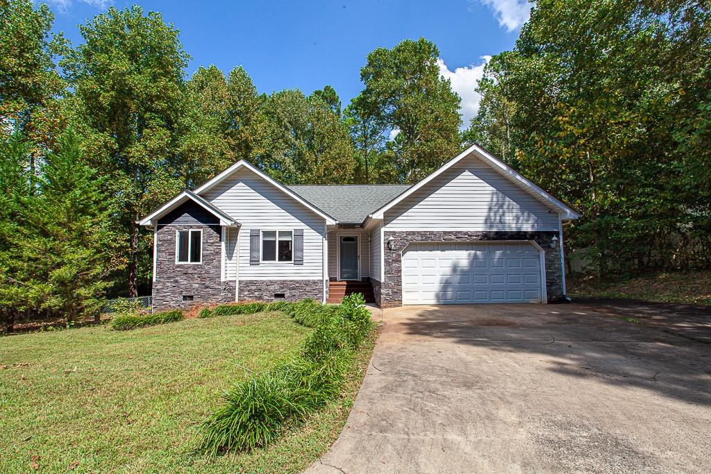 Beautiful RANCH with double master suites! Welcome home to this charming 4 bedroom and 3 full bath home in quaint and quiet Chatsworth. Nestled at the foot of the majestic North Georgia mountains, this home has so much to offer! Walk through the foyer with the modern trim wall and wooden hangers, and into the living room with soaring, vaulted ceilings with wooden beams and abundant natural light. The open concept kitchen, living room, and dining room open up the space to feel grand and spacious while the stacked stone fireplace provides a warm and cozy atmosphere. The kitchen has brand new granite countertops with all new stainless-steel appliances. The large island allows for extra workspace or an extra place to gather. Take your pick of the two large master suites, both with their own bathrooms and large walk-in closets. The first master has a jacuzzi tub and separate shower, while the second has a large, tiled shower, double vanity, and its own private entrance. The home has all-new interior paint, brand new easy to care for LVP, upgraded faucets and sinks, and some upgraded light fixtures. Go outside to a backyard that can be a haven for relaxing or entertaining. Just imagine! This fall, grab a drink and soak in the jacuzzi while in the privacy of your own backyard. Next summer, get the pool ready for a summer full of fun in the sun! Sellers will provide an allowance for a new pool liner. The property has a 12x12 storage shed and mature fruit trees!
Will qualify for FHA after 11/8/2025