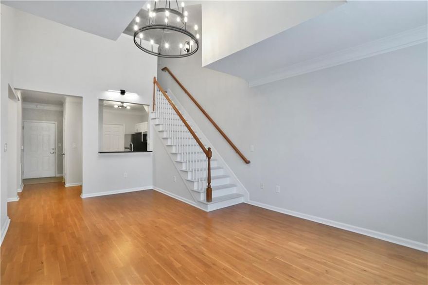 Gorgeous TOP FLOOR Brookhaven condo with large bonus loft space that makes this place truly unique. You'll find it difficult to replicate the flexibility and spaciousness of this one. It's perched at the highest level, drenched in natural light, overlooks the community pool, and only shares ONE wall. The interior has been lovingly maintained with newer flooring, paint, fixtures, stainless steel appliances, and sleek black stone countertops. The community offers every amenity you could possibly imagine including: a resort-style pool, Google Fiber, tennis/pickle ball courts, 2 acre park, covered/assigned parking, elevator, digital package delivery system, controlled access gym, on site management, carwash center, and it's gated. Walking distance to the new billion dollar CHOA campus, close to Emory/CDC, and so much more! $49 non-refundable application fee per adult tenant. Credit report and Income verification required. Viewings are through appointments only.