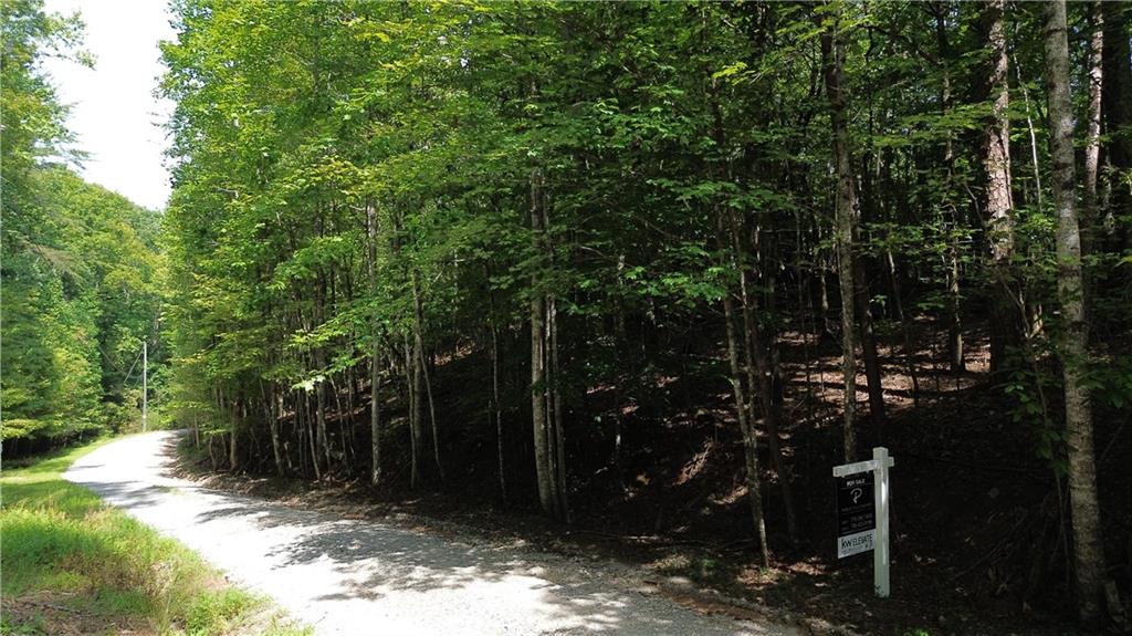 Tucked away in the serene, tree-covered landscape of Lumpkin Ventures, this expansive 12-acre undeveloped parcel offers an exceptional sense of privacy and peaceful seclusion. A quiet residential street with minimal traffic leads you to the lot, where a private dirt road winds gently along one side, inviting you into the heart of nature. The land features a mix of fairly level ground and softly rolling slopes, blanketed in lush, mature woods that create a calming, natural ambiance. With only two neighbors nearby and no HOA restrictions, this property feels like your own private retreat. The lot is assumed to have access to public water and sewer through Lumpkin County, though no perc test or survey is currently available, and it is assumed there are no unknown easements affecting development. From several vantage points, enjoy quiet residential views that blend harmoniously with the surrounding forest and just a short drive from the charming heart of downtown Dahlonega, offering the perfect canvas for a custom home or getaway in a truly tranquil setting. Schedule a showing and see this pristine piece of paradise for yourself!