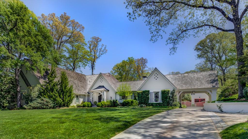 Tuxedo Park, this exceptional residence is gracefully poised on a breathtaking 2+ acre lot, offering charm, quality and tranquility. Impeccably renovated under the discerning eye of award-winning architect Linda MacArthur, this home epitomizes refined living, with a setting that rivals the most picturesque landscapes found in the metropolitan area. We invite you to explore the overhead drone photos, which beautifully capture the home's stunning pool, surroundings and architectural brilliance.
The property features a newly added and skillfully crafted Garage to accommodate up to six cars and porte-cochere which provides space for additional car. As you step inside the home, you are greeted by an interior that exudes sophistication and comfort with all new windows and doors, offering four nicely appointed bedrooms along with five updated full baths and a stylish powder room.
The terrace level of the home presents a versatile space, complete with a full bath, that effortlessly adapts to your lifestyle needs. Whether envisioned as a potential fifth bedroom or as a home gym-its current use by the homeowner-this area provides endless possibilities for customization. Included is a generator ,well for irrigation and wonderful flat grassy areas for recreation and play.
In a market where such a perfect blend of elegance and exclusivity is a rarity, this home stands out as a true gem-offering a unique lifestyle opportunity within the metro area's most distinctive neighborhood.