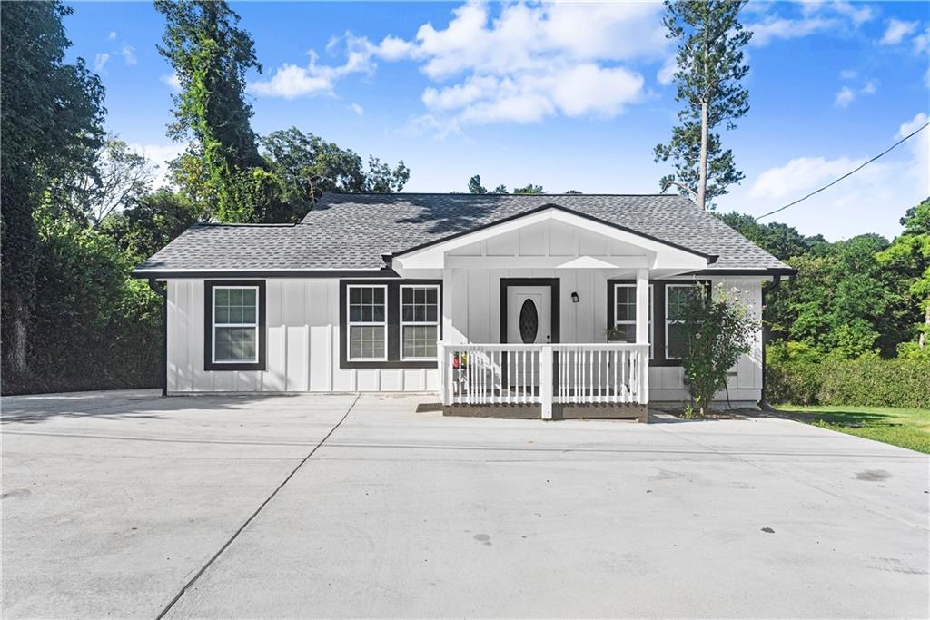 Fully Renovated 3BR/2BA Home on Commercial Lot – Prime Austell Location | No HOA
Almost new construction! This beautifully renovated 3-bedroom, 2-bath home sits on a 0.299-acre commercial-zoned lot along Austell Powder Springs Rd, offering endless potential for both residential living and business use. Step inside to an open-concept layout featuring granite countertops, recessed lighting, and beautiful flooring throughout. The spacious kitchen with bar seating flows seamlessly into the dining and living areas, perfect for entertaining or everyday living.
Recent upgrades include a brand-new roof, HVAC system, plumbing, electrical, and a large back deck, providing peace of mind and low-maintenance ownership. With no HOA, excellent road frontage, and plenty of space for commercial vehicles and equipment, this property is ideal for business owners in landscaping, roofing, concrete, or similar trades with storage needs. Conveniently located near schools, shopping, and major highways. Whether you're looking to live, work, or invest, this versatile property checks all the boxes. You don’t want to miss out! This property is occupied - please schedule an appointment!