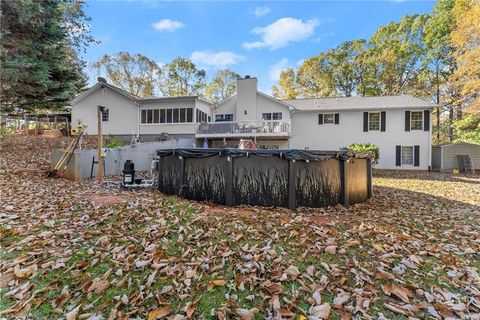 A home in Dawsonville