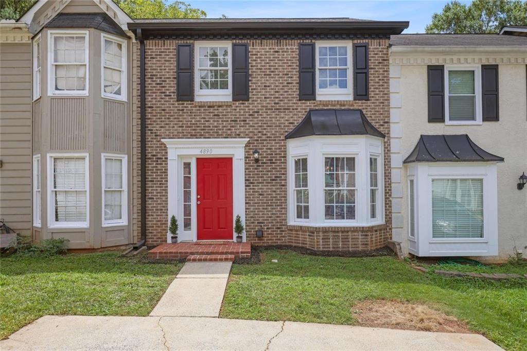 Welcome to this beautifully updated townhome in the heart of Acworth, where modern elegance meets comfort and convenience. Freshly renovated and move-in ready, this home features two spacious upstairs bedrooms, each with its own full bathroom, and a stylish half-bath on the main level. All bathrooms have been upgraded with new sinks and contemporary fixtures. A brand-new 30-year roof was installed in July 2025, ensuring peace of mind for years to come.
Inside, you'll find luxurious wood-tone laminate flooring throughout the downstairs and bathrooms, complemented by plush 50-ounce carpet in the bedrooms. The entire interior is revitalized with newly painted walls and ceilings, along with new blinds that provide a clean, cohesive feel. The living room is anchored by a gas log fireplace and enhanced with two modern 6-speed ceiling fans, both equipped with remotes for customized comfort.
The kitchen is a true standout, showcasing freshly painted cabinets with sleek hardware, a new modern faucet, and a new garbage disposal. Appliances include a refrigerator, microwave, newer Samsung dishwasher, and a brand-new Whirlpool gas range with matching hood. The adjoining laundry closet holds top-of-the-line Samsung washer and dryer units, making everyday tasks a breeze. Dine under the sparkle of a new crystal chandelier in the bay window alcove, adding charm and ambiance to every meal.
Additional features include a SimpliSafe security system for optional monitoring and a locking rear storage room for extra convenience. With its prime location just 0.6 miles from I-75, commuting is easy and efficient. This townhome truly is a rare find, combining thoughtful upgrades with a stellar location. Don’t let this showpiece slip away—schedule your viewing today.