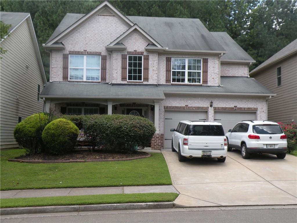Rare find, 5 bedroom 3 1/2 bath home only 429K. All neutral hardwood floors though out main level. Hardwood stairs and upsHomtairs loft. Only carpet in bedrooms. Extra hardwood flooring for master, but not installed. Covered extra large patio views private backyard. Half bath on main has plumbing for full bath. Home is across from park and pool. Walking distance to Cherokee reservoir, bring your fishing poles and canoes.