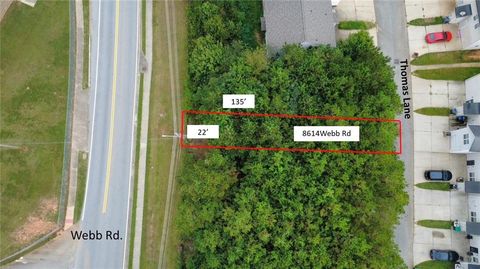 Vacant Land For Sale - 8614 Webb Road<br/> Clayton County, Riverdale, GA 30274