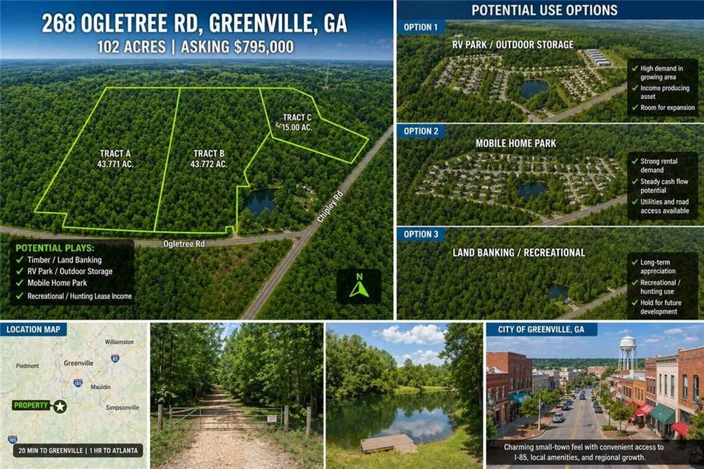 268 Ogletree Road, Greenville, GA, 30222