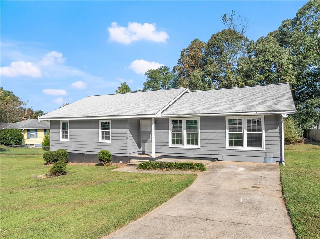 Looking for a home with no HOA? You just found it. This well maintained, almost completely, renovated ranch located in Gainesville is ready for a new owner. This home features updated bathrooms and flooring throughout. The roof and windows were replaced in 2023. The kitchen has not been remodeled but is fully functioning. Take your time to update it once you are settled in. With 3 bedrooms and 2 full baths, this home is perfect for a family, for downsizing, or for an investment property. Location is everything and this home is less than 10 minutes to UNG Gainesville, shopping and dining options, I-985 access and so much more. Come and take a look at what this property has to offer. Estate Owned-Sold AS-IS.