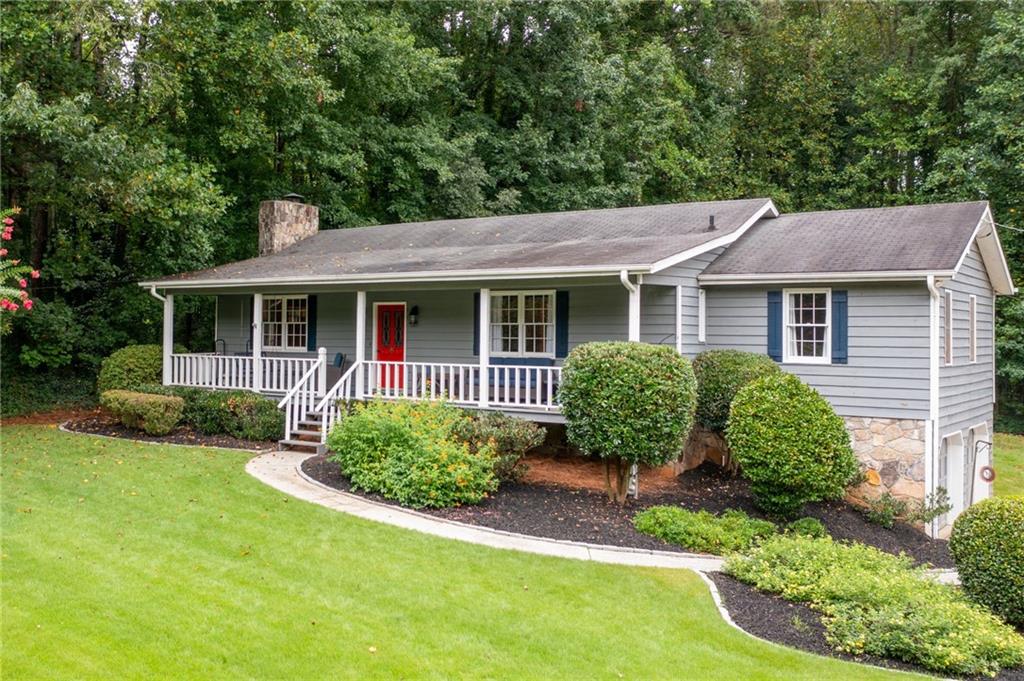 Charming and well-maintained home in a quiet, established neighborhood with no HOA.
This property features 3 spacious bedrooms, 2 full bathrooms, and two masonry
fireplaces—one on the main level and another in the finished basement bonus room.
There's also unfinished basement space ready for your custom touch—perfect for a
home office, gym, or workshop.
Enjoy outdoor living with an inviting front porch, rear deck, and a completely
private, professionally landscaped backyard. Gather around the fire pit—perfect
for cozy fall evenings, and keep your lawn green with the irrigated front yard. A
large storage shed and dedicated RV/boat/trailer parking provide added flexibility.
Located in the top-rated West Cobb school district and just minutes from The Avenue
at West Cobb for premier shopping and dining—this home truly has it all!
