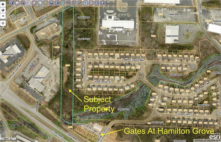 Excellent land opportunity in the heart of Cobb County! 3.0705 acres with double road frontage N Cobb Pkwy and White Circle.  Current zoning is split between GC and R20.  Property adjoins City of Marietta so potential ability to seek annexation for higher density residential with townhome project next door zoned and approved for 6 units per acre.  Or use for commercial with existing GC zoned frontage.  LOTS of options for this well situated property in thriving Marietta.