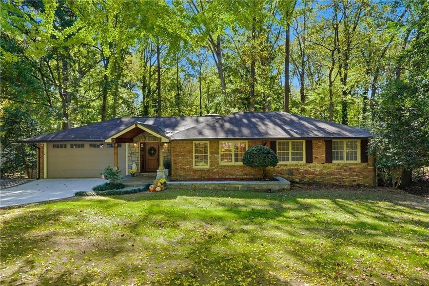 Move-in ready brick ranch with full finished basement - check!  Craftsman-inspired gabled front porch with metal roof, 6x6 timbers on natural stone pedestals and stone planter box - check!  Updated kitchen and baths with MCM finishes, beloved Evansdale/Lakeside school district and unbeatable location with great shopping/restaurants in any direction - check, check and check!  3 bedrms, 2 baths on main and 2/1 on the terrace level for a total 5 bedrms, 3 full baths!  Refinished hardwood floors, updated kitchen with custom cabinetry including soft-close and pull-out drawers, spacious pantry, granite c-tops and under cabinet lighting.  Decorative masonry fireplace in family room and designer light fixtures with textured shades creating a space of warmth and relaxation!  Custom built-in shelving in the living room to keep your favorite books and photo memories close at hand!  Finished terrace level with brand new carpet offers wet bar with beverage fridge, media room/office, 2 spacious bedrooms, full bath with tub/shower, large laundry room with washer/dryer, clean and dry storage space and separate exterior entry.  Enjoy the outdoors from the ceramic-tiled deck with access to the large backyard with shed for your lawn gear and hard-scaped with circular pad for your fire-pit!  This home is freshly painted through-out, offers 2-car garage with MyQ door operation and Ring cameras and door bell that remain with the property.  Make your appointment today and start checking your boxes!
