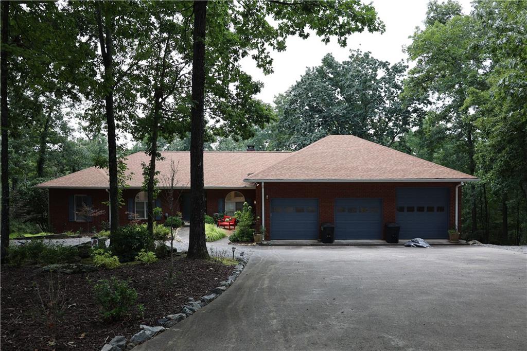 2 Lake Lots,1 extra building lot that has a great building site down by the water. gives you Options either keep both or sell 2nd Lot that goes all the way down to within a few feet of the water build another Waterfront home down by the water Extra lot is worth a Million plus. This Top Quality Brick Ranch ,Finished to the T. Complete Redo, From the Driveway to the Roof,
Special Features include 2 new Kitchens, and Custom closets newly refinished Hardwoods upstairs, 3 real fireplaces ,new LV floors downstairs Lots and lots of storage Drive way is circular, Guest Parking for 4 cars off the circular drive . Garage has RV or Boat Door and room for up to 5 cars. Huge 1.49 acres total for the 2 lots. .Gravel Drive to Lake, New Aluminum 2 slip dock with upper deck. Year Round Big Lake views, and since you own the property almost to the water you can ( cut as many trees as you want. ) . Build another Home down by the water. Must see to appreciate. Very Exclusive neighborhood , Convenient South Lake Location 100 feet of water depth in Young Deer Creek,180 degree Sunset Views.