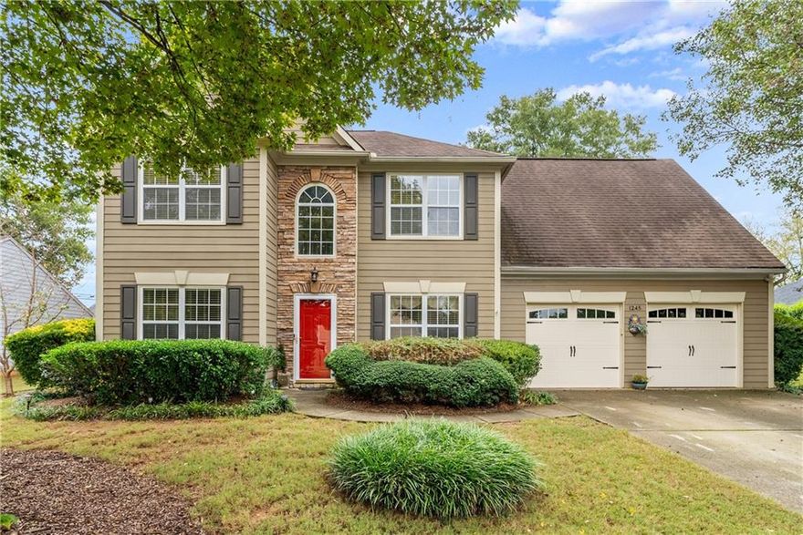 ALPHARETTA ADDRESS IN SOUTH FORSYTH COUNTY - ONE YEAR HOME WARRANTY INCLUDED - MOTIVATED SELLER - CONVENIENCE, STYLE and COMFORT - BEST SCHOOLS - ESTABLISHED Swim/Tennis community of CHADBOURNE - Delightful and well maintained 5 Bedroom/2.5 Bath home. The spacious and thoughtful home layout is sure to please! NEW Waterproof Luxury Vinyl Plank flooring downstairs and in all bathrooms ($8k) - NEW Carpet upstairs ($4k) - Main Level HVAC/Furnace replaced in 2025 - Upstairs HVAC replaced in 2019, (total of $20k) - NEW QUARTZ countertops and special order Silgranit kitchen sink ($5k) - NEW remote-controlled lights/fans in kitchen and living room - Sound system wired in living room, dining room, front office/living area, and primary bedroom - Ceiling fans in every bedroom - Double entry doors leading to your oversized Primary bedroom with walk-in closet - Freshly painted rooms ($2,600) - 2-CAR garage w/NEW thermo-core insulated garage doors and new motors ($4,500). TONS of STORAGE with two attic spaces. The 5th bedroom/flex space with potential use as a second den, large office, work out room, even a home theater!  YOUR OUTDOOR LIFE - A Four Seasons Sunroom with four-track vinyl widows creates extra living, dining and entertaining space - Fenced, Private back yard with gates on both sides of the home - Irrigation in front and back - Hardwoods, perennials, mini-pond with fountain, stock tank pool with clear water pump, outdoor shower, and room for gardening creates a serene landscape. Entertain like you are in the country, yet close to HALCYON, AVALON, Collection at Forsyth, Cumming City Center, Big Creek Greenway. Close to FUTURE DEVELOPMENT- The Gathering at South Forsyth with entertainment arena! Seller notes: Wallpaper in master bedroom and downstairs half bath will be removed and painted a neutral color along with the master bedroom OR a $3,000 credit given at closing.