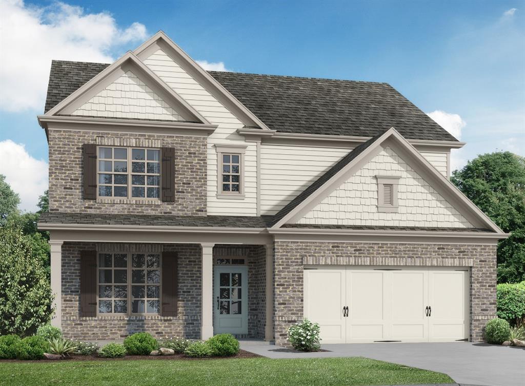Welcome to 286 Oakland Avenue in the highly sought-after Buford City School District! This rare new-construction opportunity offers a thoughtfully designed two-story home with 4 bedrooms, 3 full baths, a versatile loft/flex space, and a 2-car garage — ready for move-in October 2025. Located in close proximity to the brand-new, state-of-the-art Buford High School Football Stadium, Buford City Park, & Downtown Buford with shopping, dining, & more.
Step inside through the covered front porch and into a welcoming foyer that opens to a spacious dining room. The chef’s kitchen boasts a large island, granite countertops, stainless steel appliances, and seamless flow into the breakfast area and expansive family room. Perfect for entertaining, the main level also features a private guest suite with full bath and easy access to the covered patio option.
Upstairs, retreat to the oversized primary suite with a spa-inspired bath including dual vanities, a soaking tub, walk-in shower, and huge walk-in closet. Two secondary bedrooms share a full bath with double sinks, while the loft offers the flexibility of a fifth bedroom, office, or media space. Convenient upstairs laundry adds everyday ease.
Don’t miss this opportunity to own new construction in Buford at this price point — schedule your tour today!