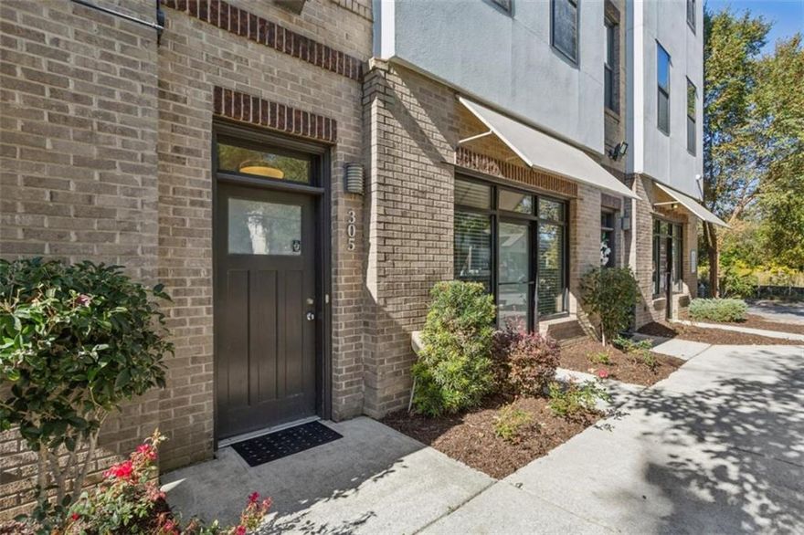 Townhouse living in the heart of historic Riverside!  Be in the heart of the neighborhood, with no yard care or outside maintenance.  This luxury townhome with storefront office allows you to meet clients and customers without them entering your private space.  The live / work townhome concept uses what would be the bedroom on the lower level as an office / retail space, complete with separate storefront entrance from the street.  Have the perfect work space for office use, rec room, or media room. Unique and hard to find. True Live / Work Townhomes for home and professional office combo.  Two bedrooms and two full baths on 3rd level.  Open concept kitchen & living room on main level, with separate dining room and half bath.  2 car garage, half bath and the storefront office on main level.  Enjoy the neighborhood feel of Riverside while still having access to Atlanta's top-performing schools, quick and easy access to Downtown and Midtown and the perimeter-adjacent sub-markets of Cumberland, Sandy Springs and Dunwoody.  Be in the heart of Buckhead in just minutes via Moores Mill. Hartsfield-Jackson International Airport is a very quick and easy ride down Bolton Road to I-285.