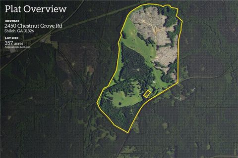 Vacant Land For Sale - 2450 Chestnut Grove Road<br/> Shiloh, GA 31826